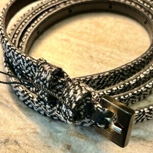 Carolina Herrera Black and White Women’s Belt
